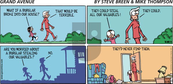 Grand Avenue on Sunday May 15, 2016 Comic Strip