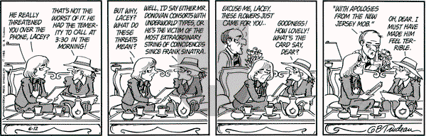 Doonesbury on Saturday June 12, 1982 Comic Strip