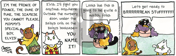 Breaking Cat News on Tuesday November 14, 2017 Comic Strip