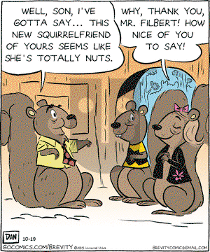 Brevity on Monday October 19, 2015 Comic Strip