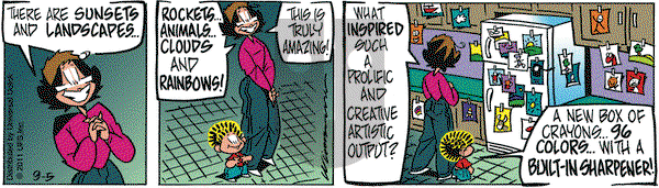 Rose is Rose - Monday September 5, 2011 Comic Strip