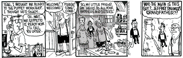 Monty on Monday August 18, 2003 Comic Strip