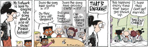 Cul de Sac on Thursday February 4, 2016 Comic Strip