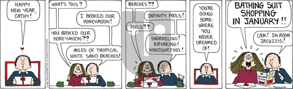 Cathy Classics on Saturday January 1, 2005 Comic Strip