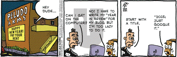 La Cucaracha on Tuesday December 29, 2015 Comic Strip
