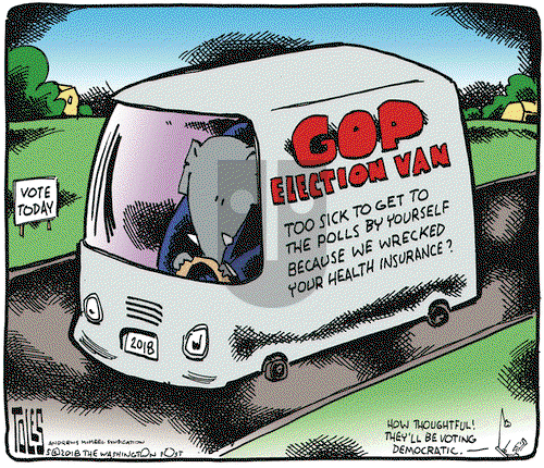 Tom Toles on Monday May 14, 2018 Comic Strip