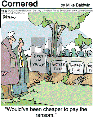 Cornered on Saturday October 30, 2004 Comic Strip