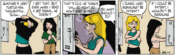 Luann on Thursday November 15, 2012 Comic Strip