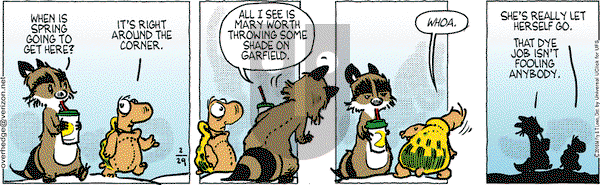 Over the Hedge on Monday February 29, 2016 Comic Strip