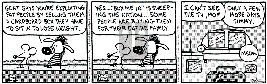 Pearls Before Swine - Wednesday November 20, 2002 Comic Strip