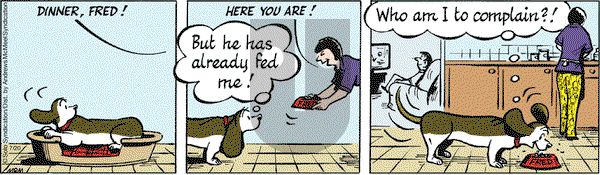 Fred Basset on Friday July 20, 2018 Comic Strip