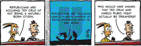 La Cucaracha on Friday January 29, 2016 Comic Strip
