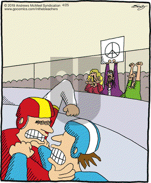 In the Bleachers - Thursday April 25, 2019 Comic Strip