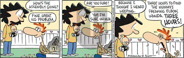 Baby Blues on Wednesday November 23, 2011 Comic Strip