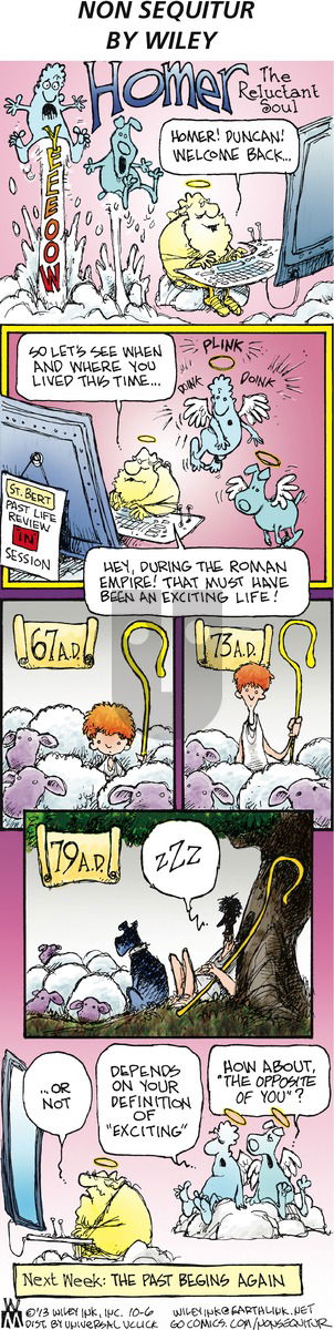 Non Sequitur on Sunday October 6, 2013 Comic Strip