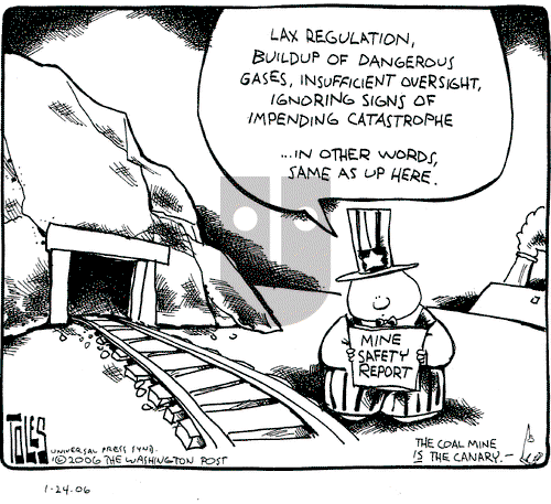 Tom Toles on Sunday March 12, 2006 Comic Strip