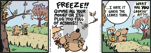 DeFlocked on Thursday September 11, 2014 Comic Strip