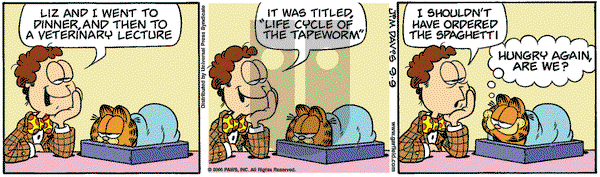 Garfield on Saturday September 9, 2006 Comic Strip