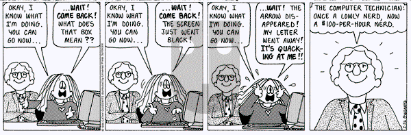Cathy Classics on Monday February 26, 1996 Comic Strip