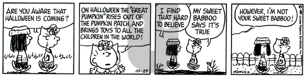 Peanuts on Thursday October 29, 1981 Comic Strip