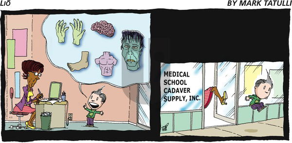 Lio on Sunday April 22, 2018 Comic Strip