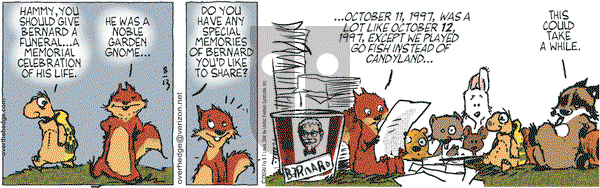 Over the Hedge on Thursday August 13, 2009 Comic Strip