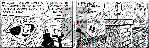 Nancy on Thursday March 28, 2002 Comic Strip
