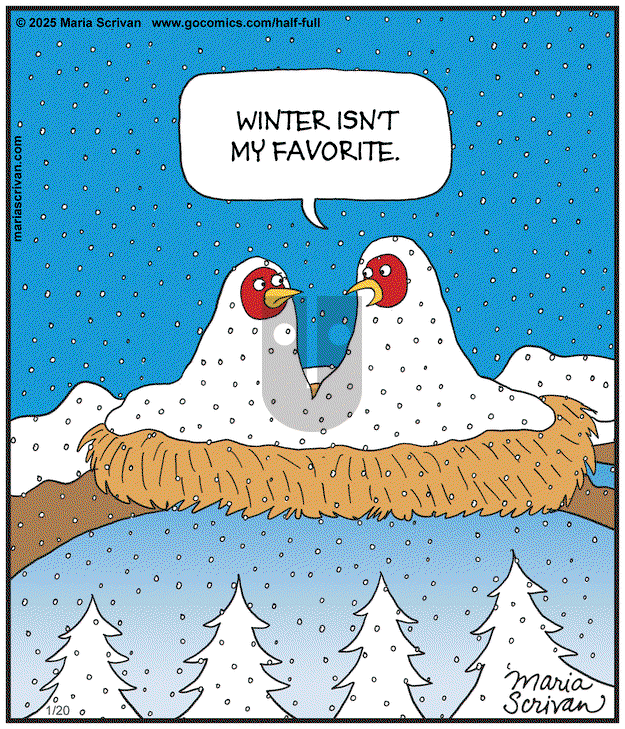 Half Full on Monday January 20, 2025 Comic Strip