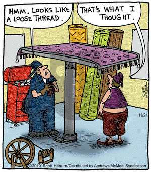 The Argyle Sweater on Thursday November 21, 2019 Comic Strip