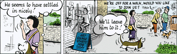 Fred Basset on Tuesday September 10, 2019 Comic Strip