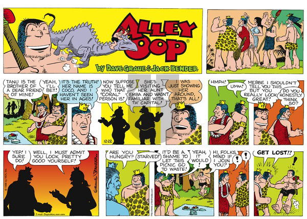 Alley Oop on Sunday December 22, 1996 Comic Strip