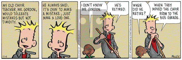 Frazz on Tuesday November 6, 2007 Comic Strip