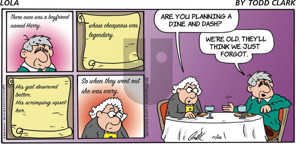 Lola on Sunday November 10, 2019 Comic Strip