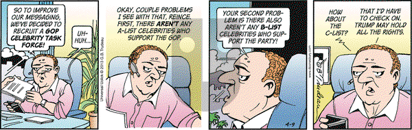 Doonesbury on Tuesday April 9, 2013 Comic Strip