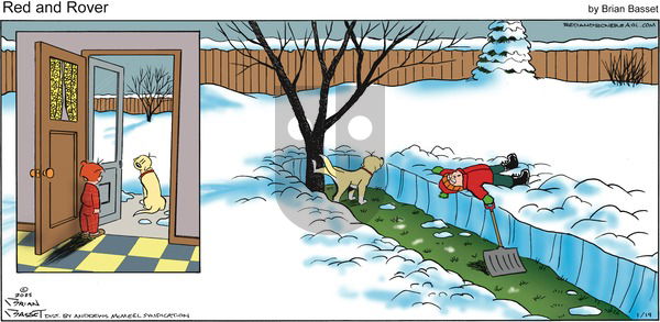Red and Rover - Sunday January 19, 2025 Comic Strip