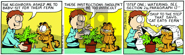 Garfield on Monday May 9, 1988 Comic Strip