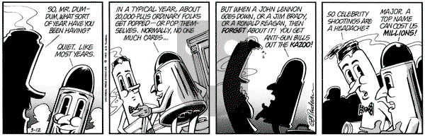 Doonesbury on Friday March 12, 1993 Comic Strip