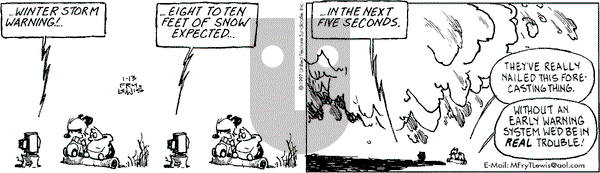 Over the Hedge on Monday January 13, 1997 Comic Strip