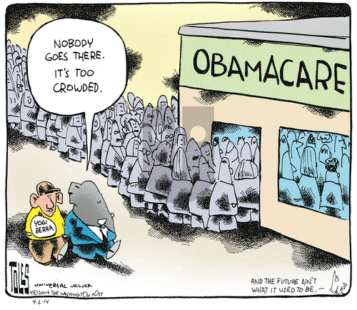 Tom Toles on Wednesday April 2, 2014 Comic Strip