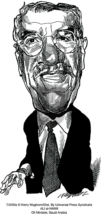 Faces in the News by Kerry Waghorn on Monday July 3, 2000 Comic Strip