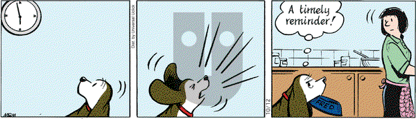 Fred Basset on Friday October 12, 2012 Comic Strip