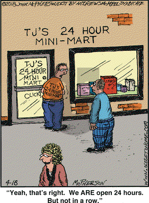 Close to Home on Wednesday April 18, 2018 Comic Strip