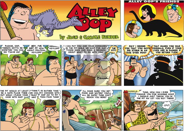 Alley Oop on Sunday February 21, 2016 Comic Strip
