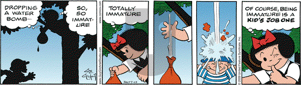 Nancy on Tuesday July 7, 2009 Comic Strip