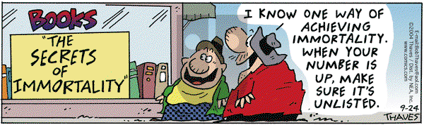 Frank and Ernest on Friday September 24, 2004 Comic Strip