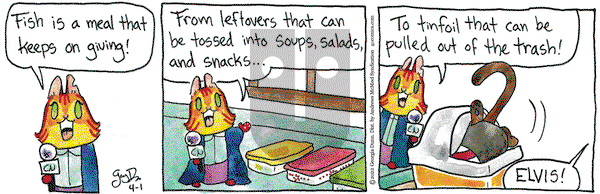 Breaking Cat News - Friday April 1, 2022 Comic Strip