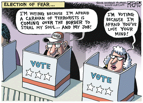 Rob Rogers on Thursday November 1, 2018 Comic Strip