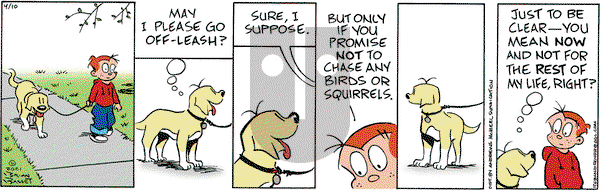 Red and Rover on Saturday April 10, 2021 Comic Strip