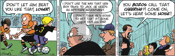 Cleats on Wednesday January 21, 2004 Comic Strip