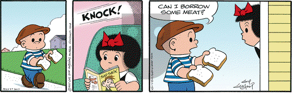 Nancy on Thursday July 27, 2017 Comic Strip